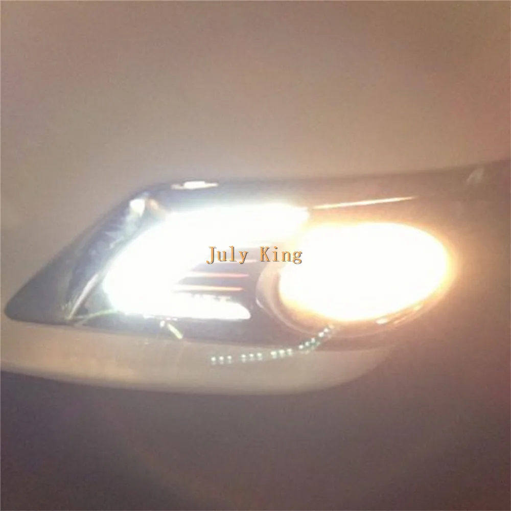 Светодиодный чехол July King для дневных ходовых огней Toyota Hilux Vigo 2012 2014 светодиодный