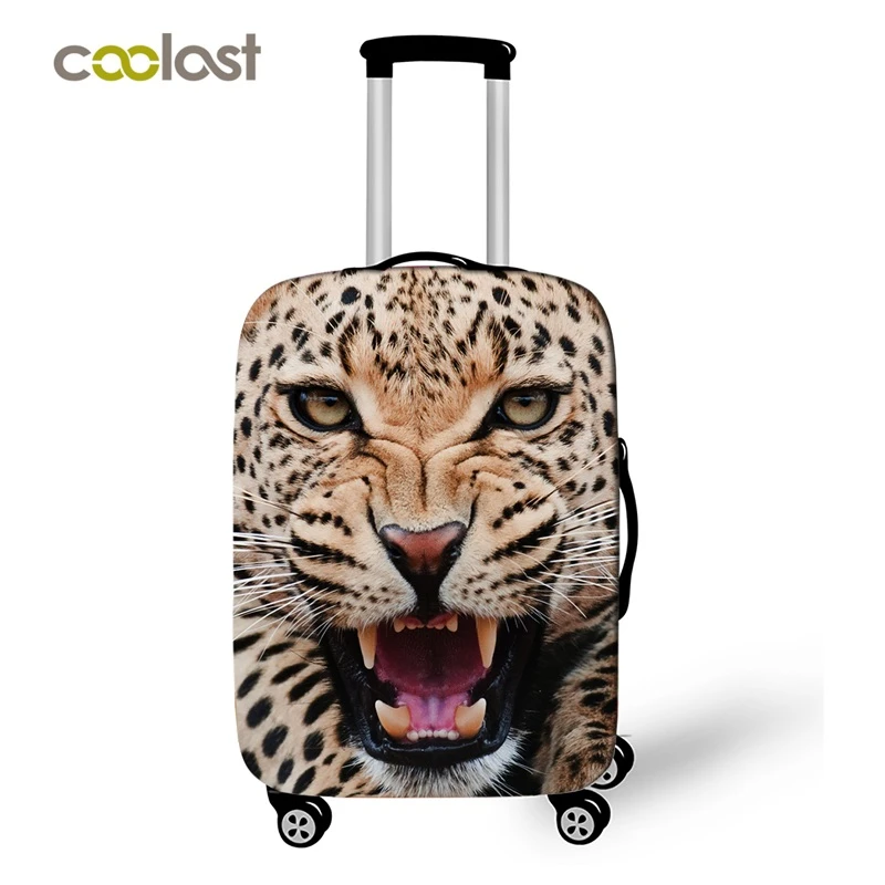 luggage animal print