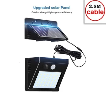 

Outdoor Street Waterproof Wall Lights 30 LED Solar Power Street Light PIR Motion Sensor Light Garden Security Lamp indoor home s