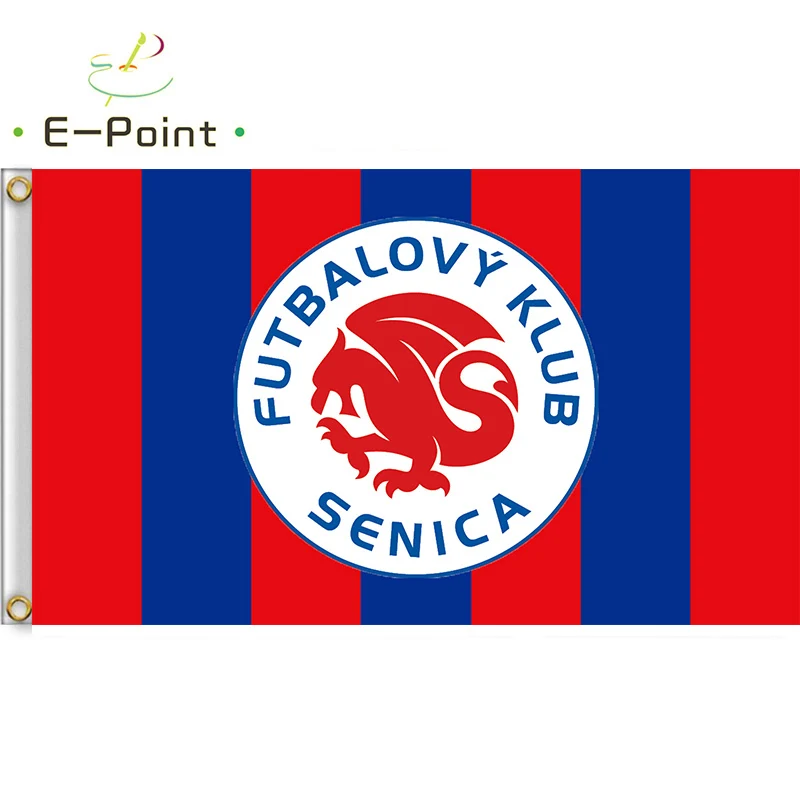 Флаг Словакии FK Senica 3 фута * 5 футов (90*150 см) размер рождественские украшения для