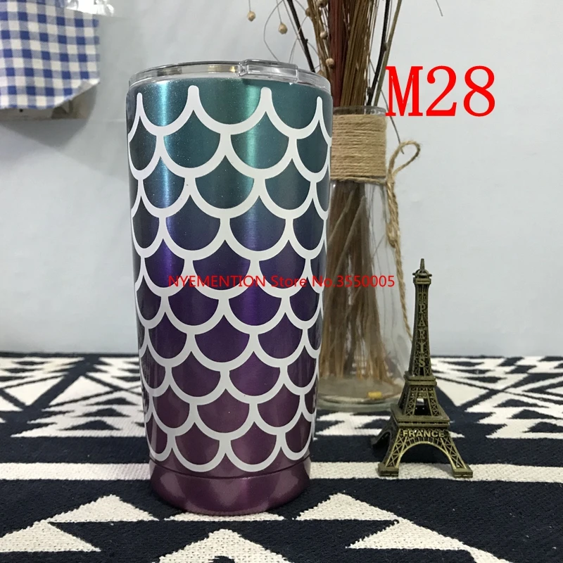 20oz mixed color 06 5 шт/лот 10 унций/12 унций/20 унций/30 унций/18 унций/36 унций/64 кружка унция, бутылка, чашка, солома, крышка и ручка - Цвет: 20oz mixed color 06