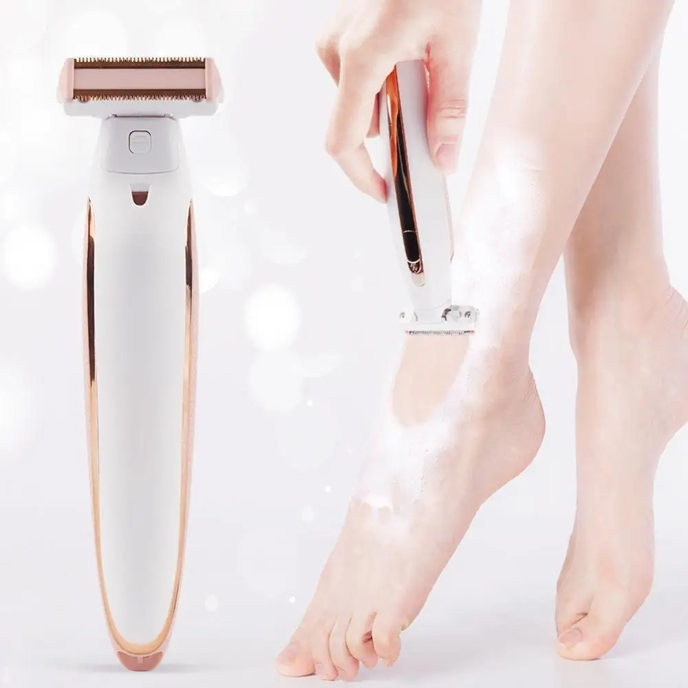 

6 in 1 Women Electric Female Rechargeable Bikini Trimmer Body Portable Facial Hair Removal Shaver Set Beard Razor Machine