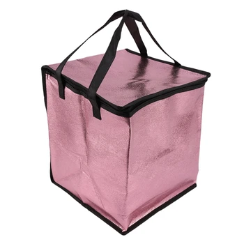 

Thicken Lunch Cooler Bag Insulated Folding Picnic Portable Ice Pack Food Thermal Bag Food Delivery Bag Drink Carrier Insulated B