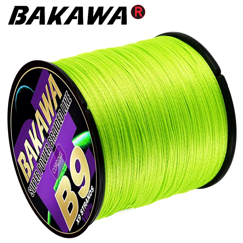 BAKAWA 4 9 Braided Carp เอ็นตกปลา12 Strands Super Strong Pesca สำหรับ Lake Sea 100M 300M 500M 100% PE Multifilament สายทอ 1