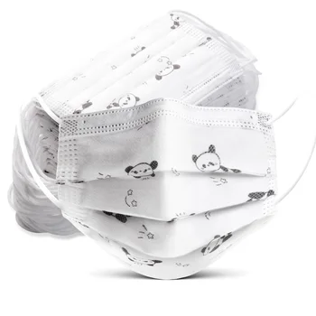 

10pcs Child Disposable Face Masks Lovely Cartoon Mouth Masks 3 Layer Non-woven Fliters Anti-Dust Anti-fog Kids Protection Mask