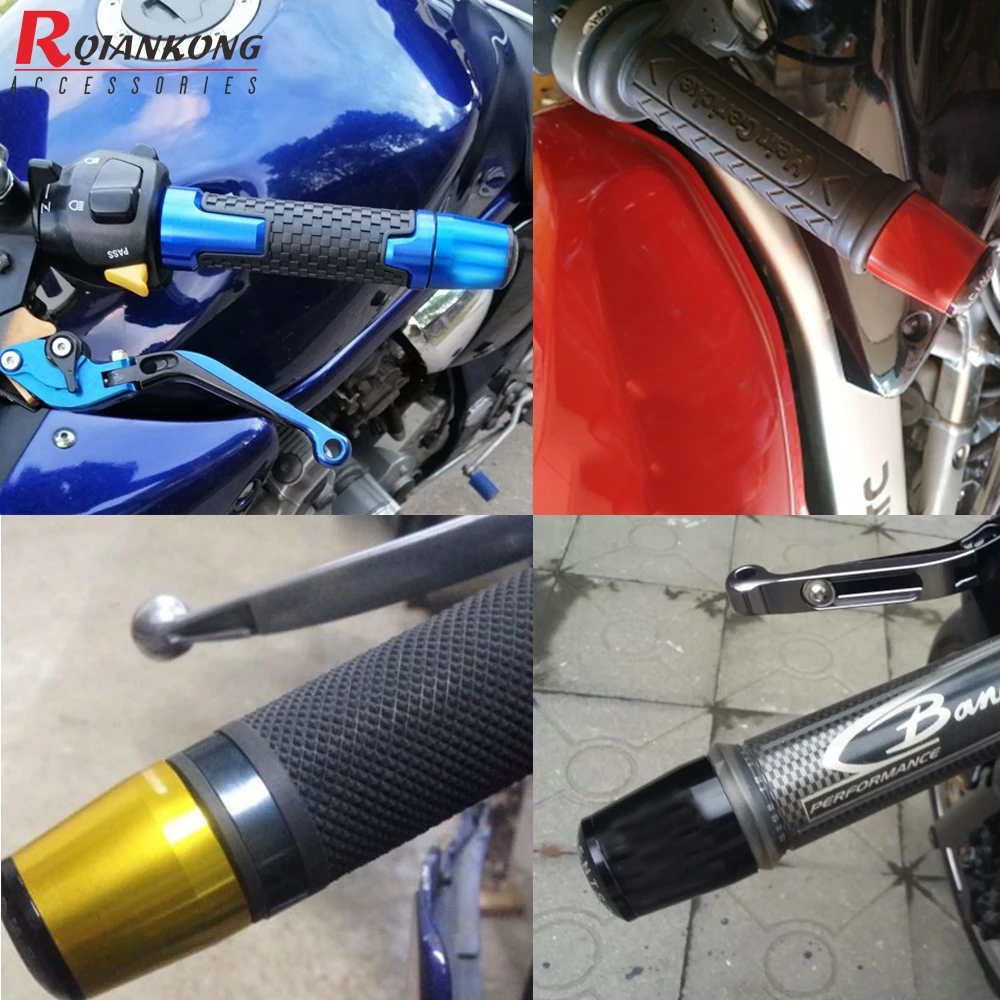 7/8 ''22 мм руль мотоцикла с ЧПУ шапки рукоятка ручки для Kawasaki ZX636R ZX6RR ZX636R ZX6RR(599cc) ZX7RR ZX9 HONDA VFR 800
