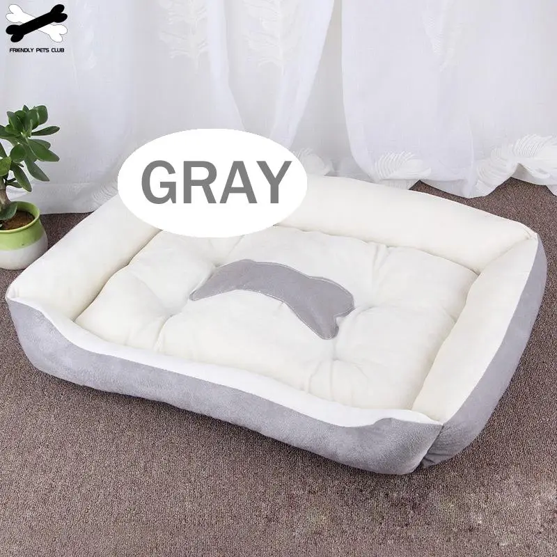 Bone Pet Bed Large House For Large Dog Puppy Kennel Waterproof Cat Litter Nest Warm Pet Supplies bed linen Bone Pet Bed Large House For Large Dog Puppy Kennel Waterproof Cat Litter Nest Warm Pet Supplies bed linen