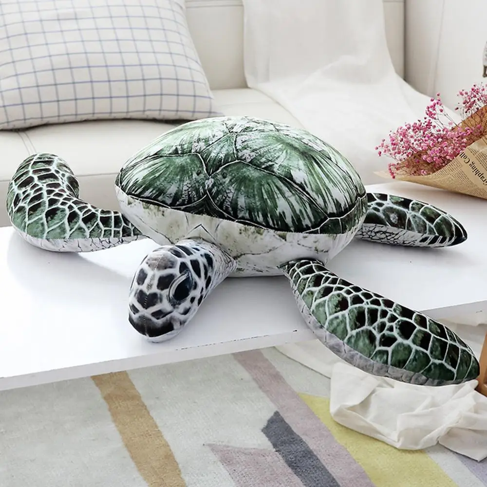 Hot simulation turtle turtle turtle animal plush stuffed doll home decoration sofa cushion doll cushion soft pillow cushion home