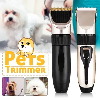 

USB Rechargeable Low-noise Pet Hair Clipper Remover Cutter Grooming Cat Dog Hair Trimmer Electrical Pets Hair Cut Machine
