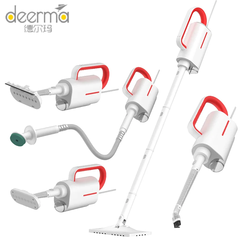 Deerma пароочиститель ZQ610 ZQ600 электрическая ручная Швабра для уборки пола дома 5 насадок для уборки вакуумной машины|Пылесосы|   | АлиЭкспресс