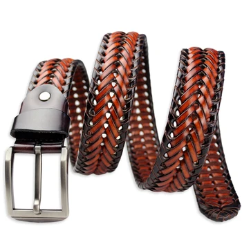 

2020 New Casual Men Belts Hollow high quality vintage Belt Jeans Apparel Accessories for Business office sport