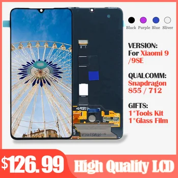 

6.39'' AMOLED Display LCD For Xiaomi Mi 9 Mi9 Display For xiaomi 9 SE Display +Touch Screen Digitizer Assembly Replacement Part