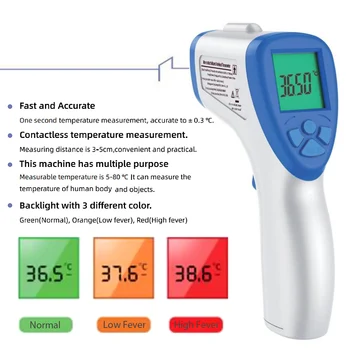 

Body Temperature Meter With Memory Function GQ-129 Non-contact Infrared Forehead Thermometer Electric Temperature Measurement