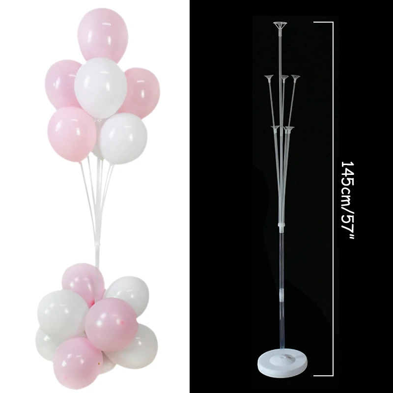 1 Set LED Light Balloon Column Support Display Stand Table Floating Birthday Wedding Party Decor Balloons Holder Stick Accessory