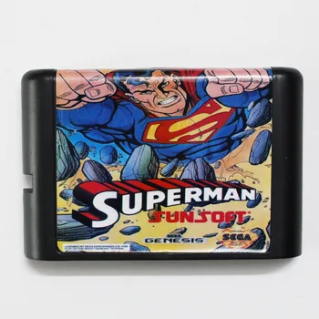 

Superman 16 bit MD Game Card For Sega Mega Drive For Genesis