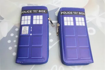 

Doctor Who Men Women Long Wallet Faux Leather/PU Zipper Coin Purse Unisex Wallets ID/Credit Card Holder