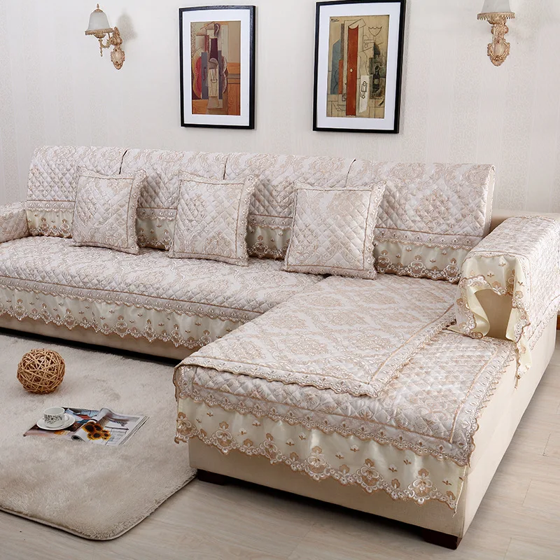 

Pujiang Supply of Goods European Style Classical Sofa Cushion Summer Fabric Sofa Cushion Fashion Universal Four Seasons Seat Cus