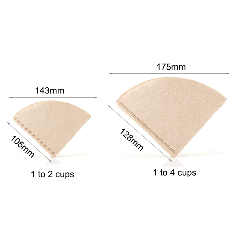 Cafede Kona Кофе фильтр Бумага V60 бумажные фильтры 40 шт./кор. деревянный оригинальная ручная заваренный капельного Кофе фильтр Бумага