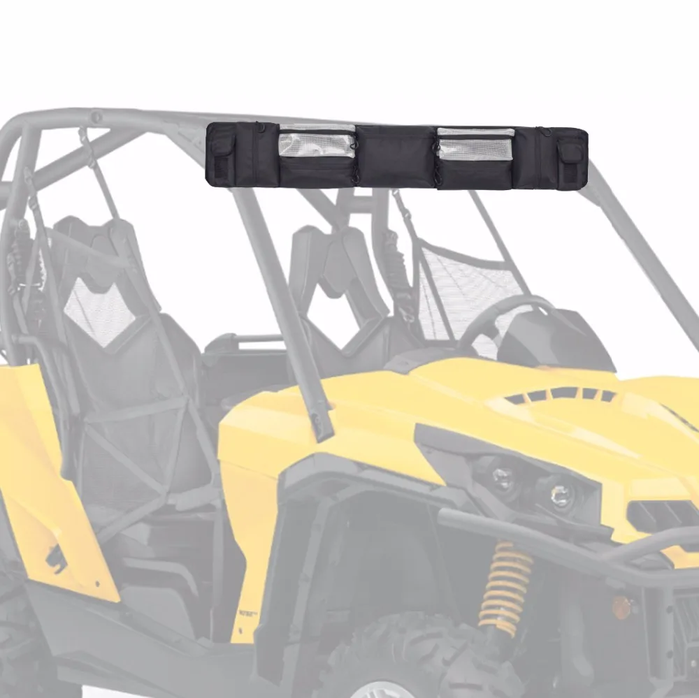 UTV 4-Wheeler Универсальный мотоциклетный брызговик Охота для крыла боковые сумки Горячая водонепроницаемый 600D черный груз хранения ATV