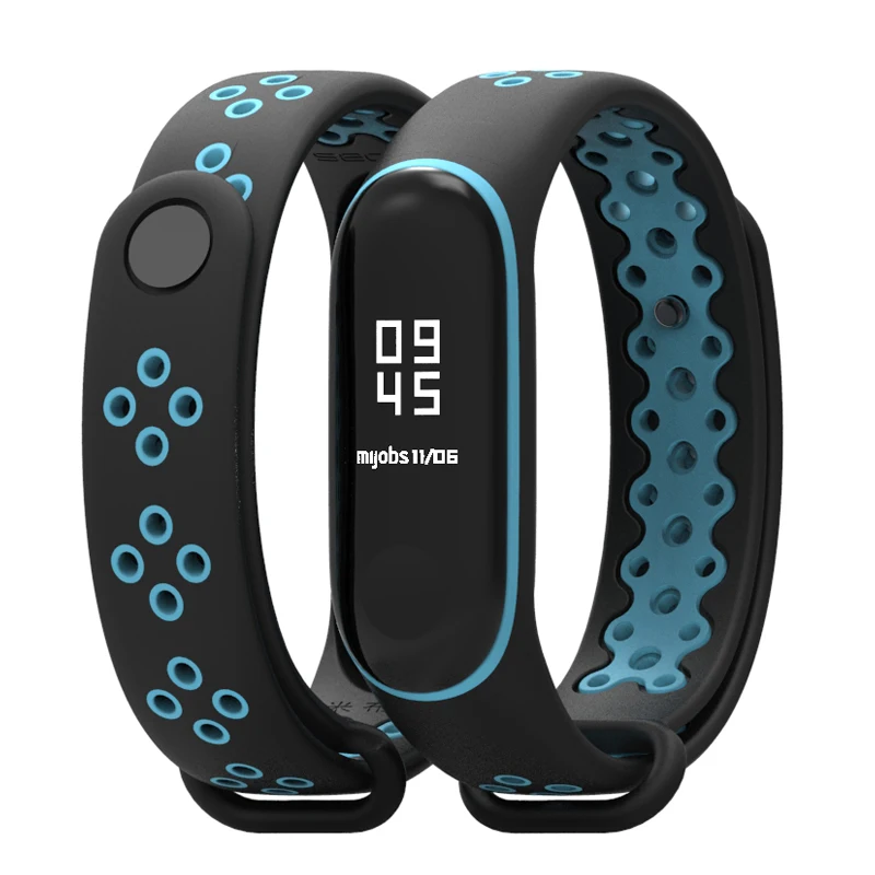 Mi band 4 ремешок спортивный силиконовый ремешок на запястье ремешок для Xiaomi mi band 3 Смарт-часы браслет mi band 3 4 аксессуары для браслетов mi 4