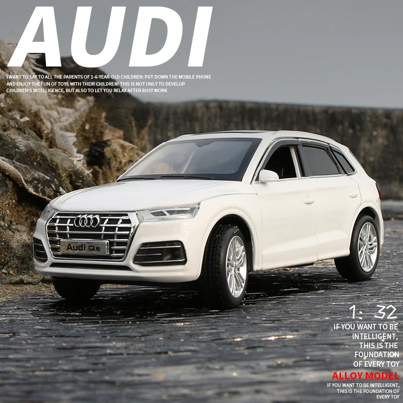 Бесплатная доставка 1:32 Масштаб новый Audi Q5 спортивный внедорожник автомобиль с