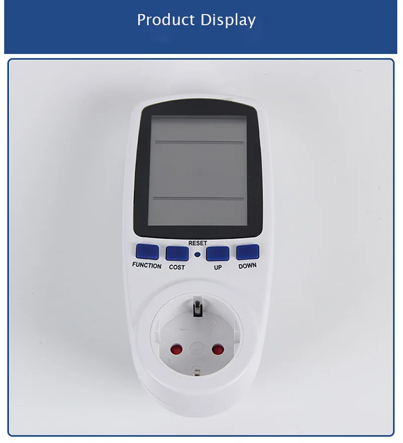 EU US UK Meter electricity monitoring electricity voltage power metering socket type mete watt meter power analyzer kwh
