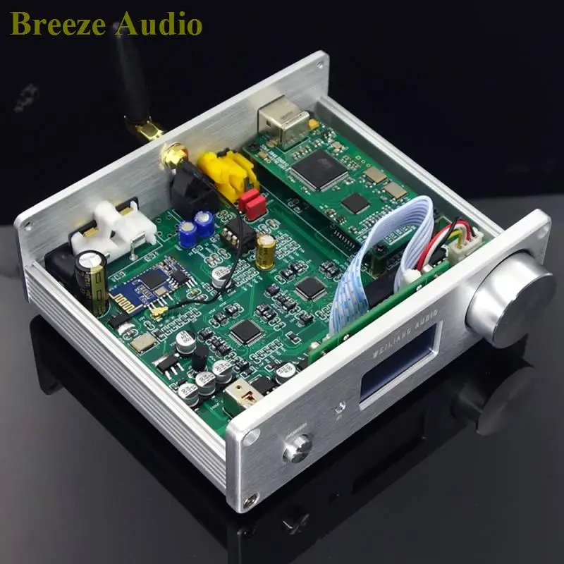 

SU9 2 * AKM4493EQ DSD bluetooth amplifier 5.0 QC3003 USB Coaxial Fiber Integrated Decoder DAC