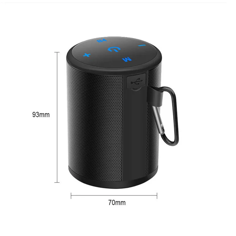 VOBERRY водонепроницаемый беспроводной Bluetooth динамик T2 Мини Портативный Открытый TF FM радио микрофон функция телефона#2