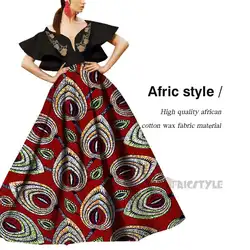 Африканская традиционная одежда для женщин африканская Дашики женское платье воротник юбка большая эластичная модель платья WY5355