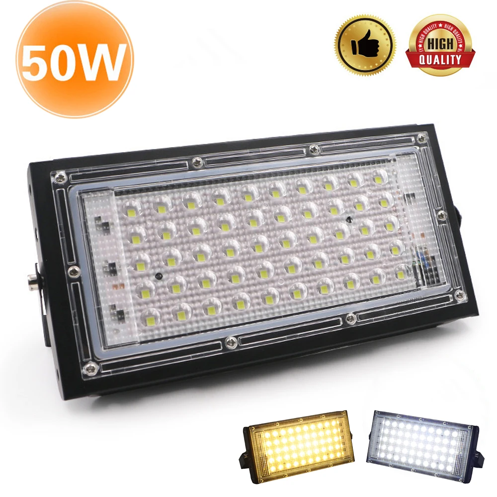 

50W Led Flood Light AC 220V 230V 240V Outdoor Floodlight Spotlight IP65 Waterproof LED Street Lamp Landscape Lighting