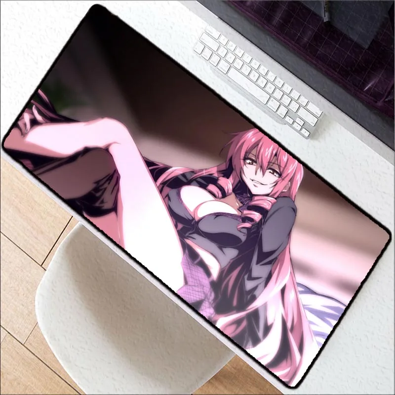  Sexy Anime Girl Large Speed Mouse Pad Mousepad Natural Rubber Gaming Table Mouse Mat with Locking E