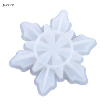 

Snowflake Pendant Casting Silicone Mould DIY Crafts Aromatherapy Wax Aroma Gypsum Plaster Crystal Epoxy Resin Mold