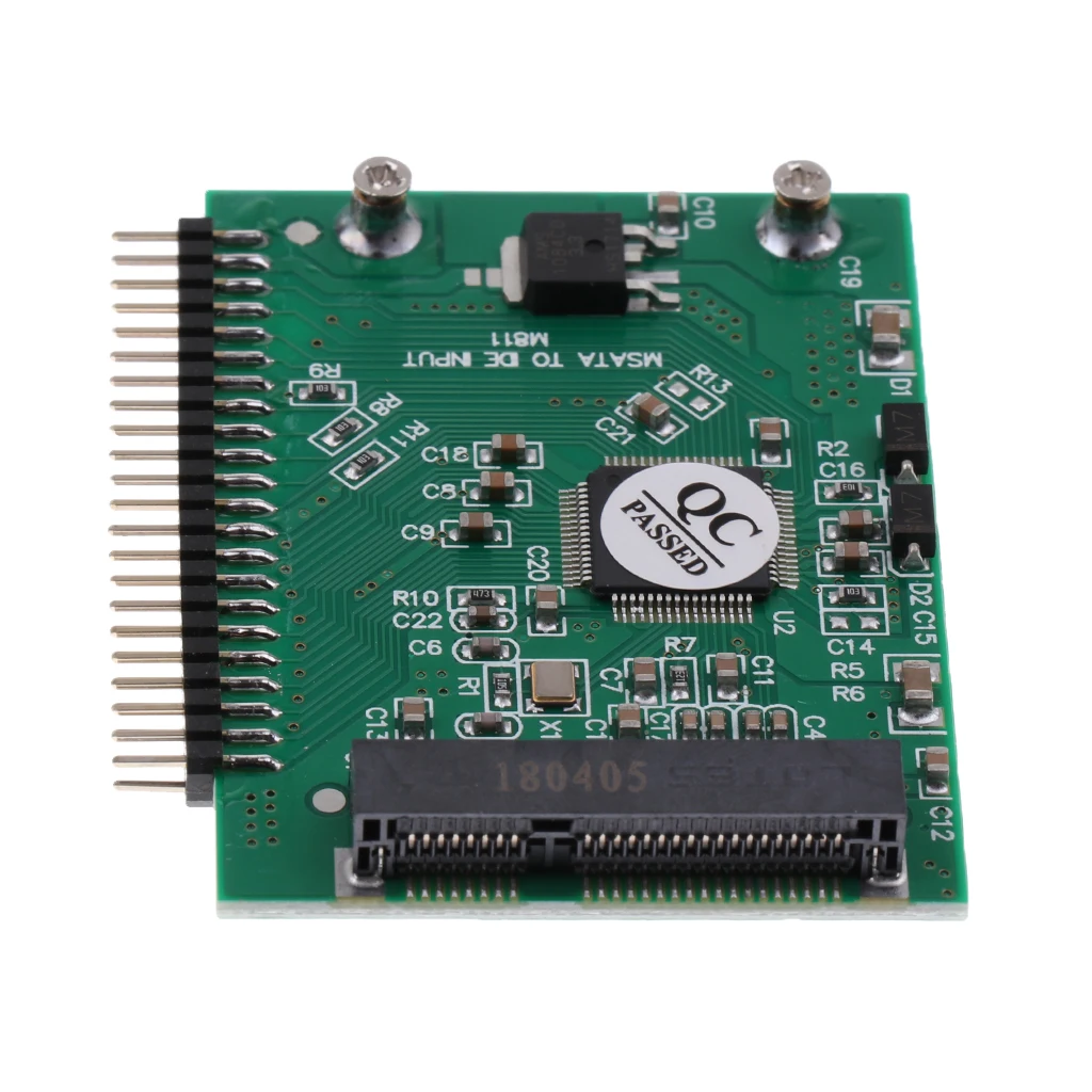 mSATA SSD To 2.5'' 44 Pin IDE Male HDD Converter Adapter Card for Computer