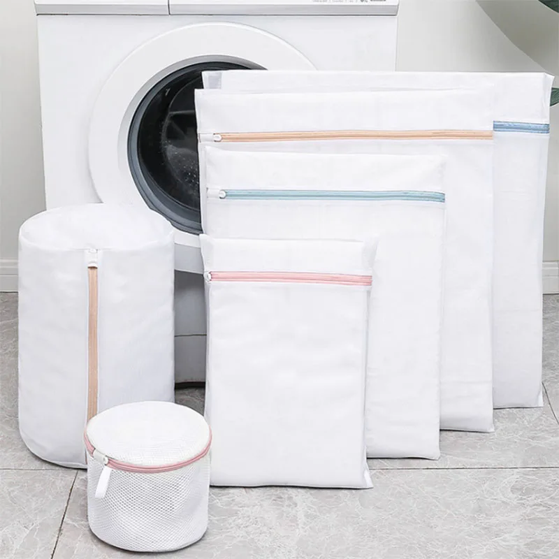Bolsa de malla para la colada, Bolsa de lavado de ropa interior, exquisita camiseta de alta calidad con cremallera, medias, bolsa de sujetador, bolsa de almacenamiento de viaje