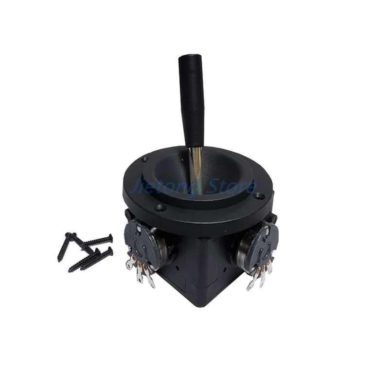 360 Degree 2-axis Sealing 10K Joystick Potentiometer Non-spring Return Won't Reset for Lighting Console 1pc multiturn potentiometer linear potentiometer rotary potentiometer potentiometer kit trimmer potentiometer adjustable resistor potentiometer knobs electronic components scooter joystick