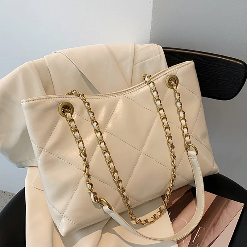 genuine leather chanel tote bag