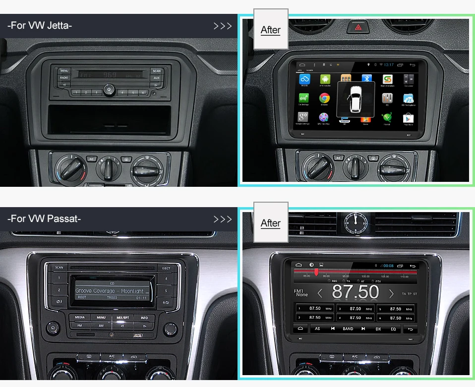 Perfect Octa Core IPS screen car dvd for vw passat b7 b6 golf 5 polo tiguan octavia rapid fabia with gps navigation radio player 3