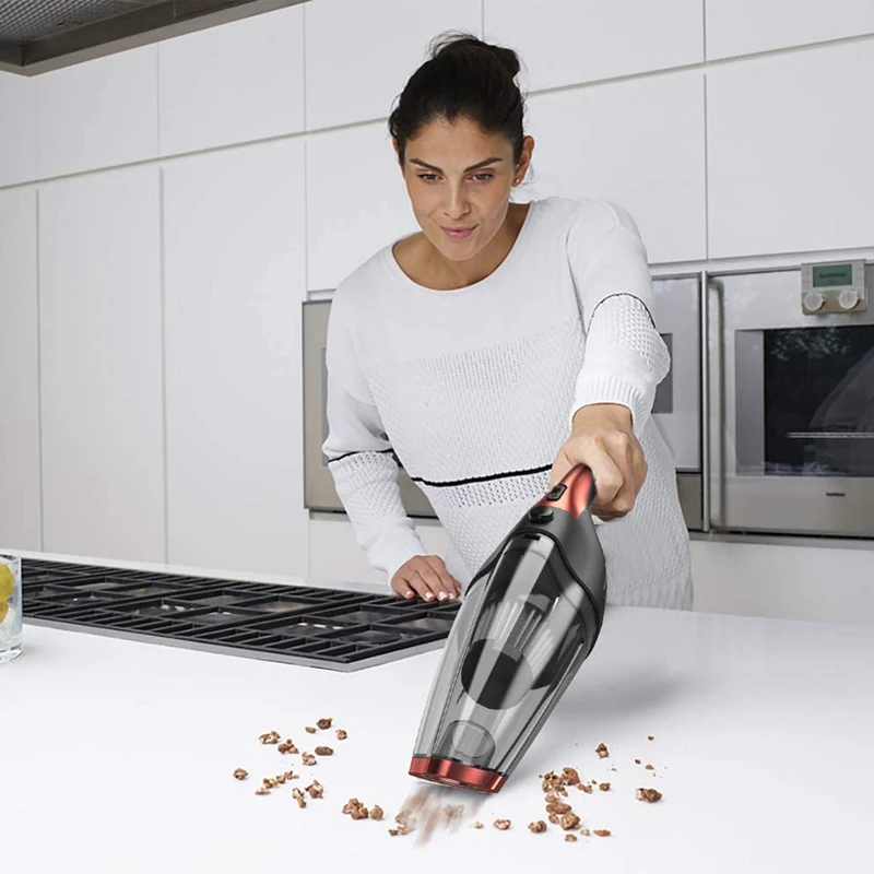 

Cordless Handheld Vacuum, Car Vacuum Cleaner, Powerful Suction Portable Vacuum Cleaner for Home and Car Vaccum Cleaners Auto