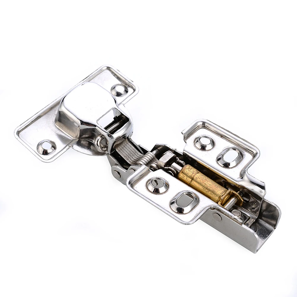 SOFT CLOSE KITCHEN CABINET CUPBOARD DOOR HINGE PLATE& SCREWS SLOW SHUT Door Hinge Stainless Steel Hinge