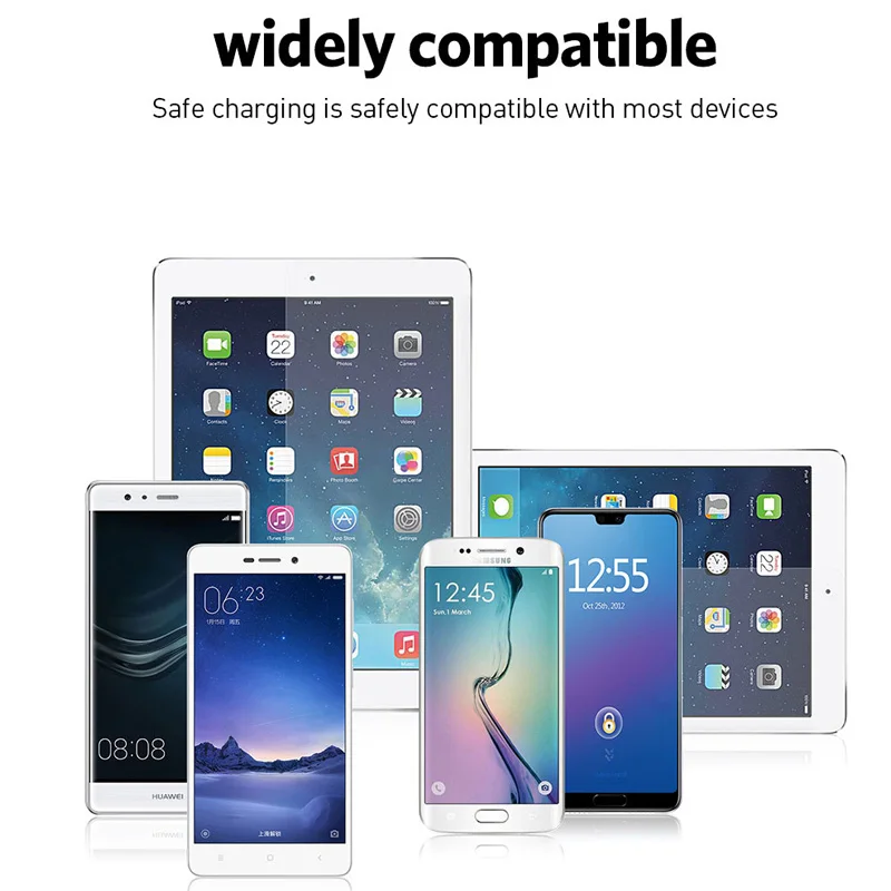 ANSEIP-cargador USB Vertical de 5 puertos, adaptador de enchufe de carga rápida 4A con pantalla LED, para iPhone, MacBook, Xiaomi y Huawei - Imagen 6