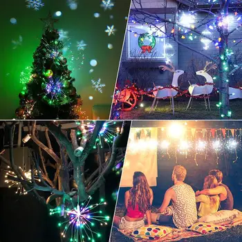 

Fairwork Light Copper Wire 120 LED Landscape Lamp Xmas Decor Festival Garden Fairy Light Fairy String Light Battery Outdoor
