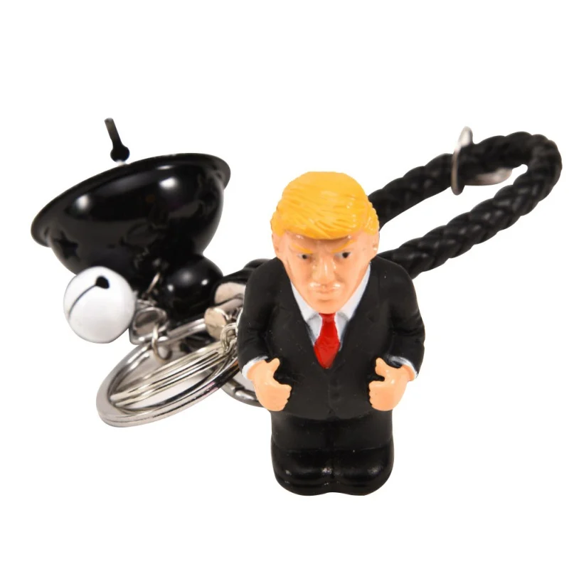 Силиконовая кукла пародия для Трамп моделирование кукла автомобиль сумка Подвеска сжимаемая кукла