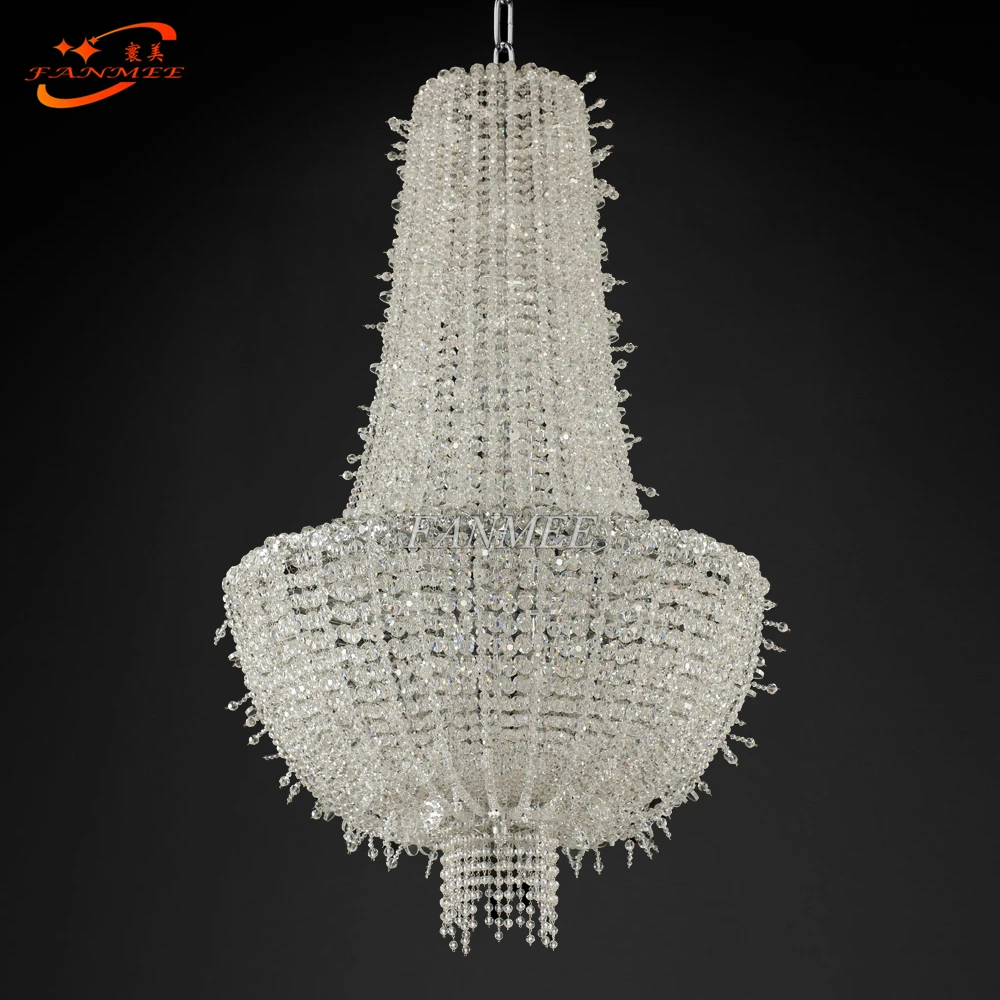 Tassel Crystal Chandelier Retro Crystal Chain Chandelier Lighting
