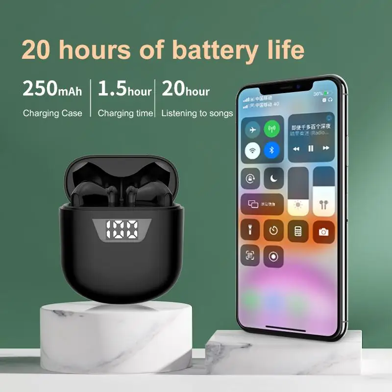 Tws Wireless Headphones Earphone Bluetooth5 0 In Ear Headset Sports HiFi Dual Stereo Mini Touch Wireless Earbud for xiaomi phone