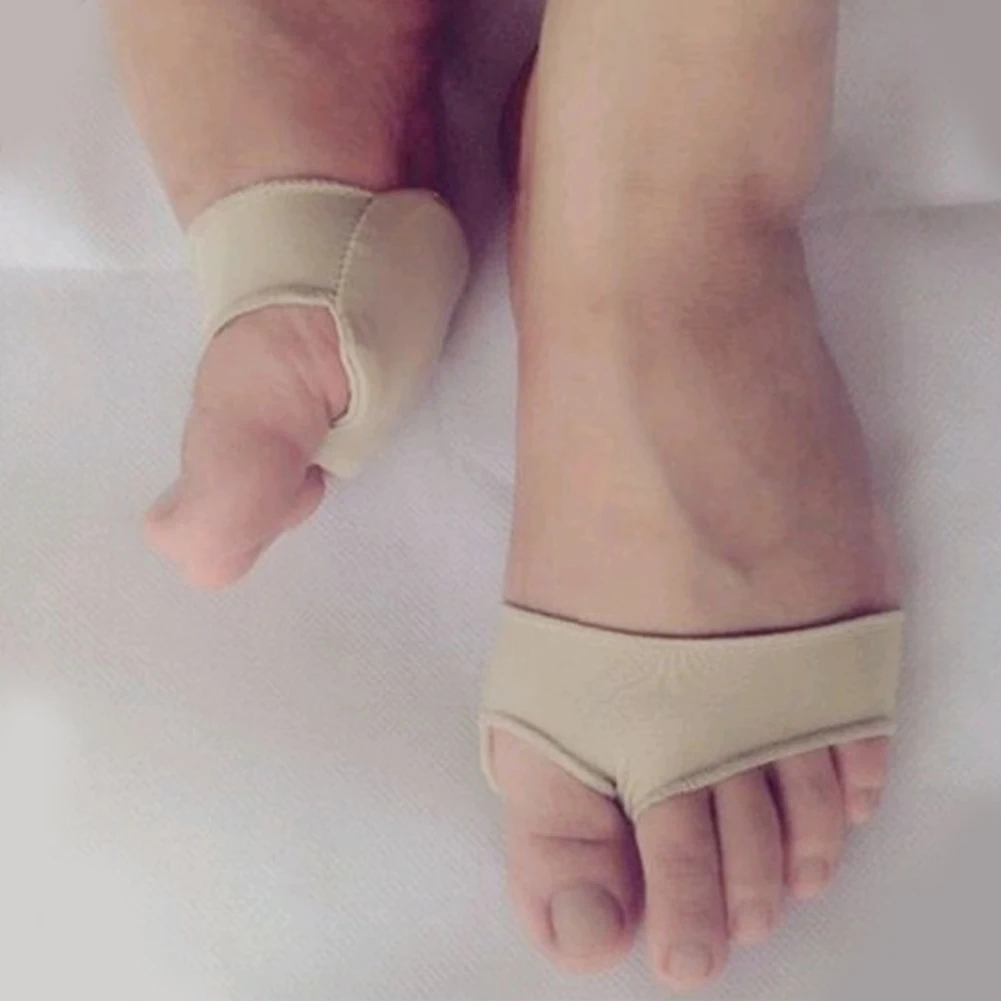 2 Holes Forefoot Pad Orthopedic Protection Anti Slip Pain Relief High Heels Toes Inserts Thicken Thumb Separator Socks Cushion