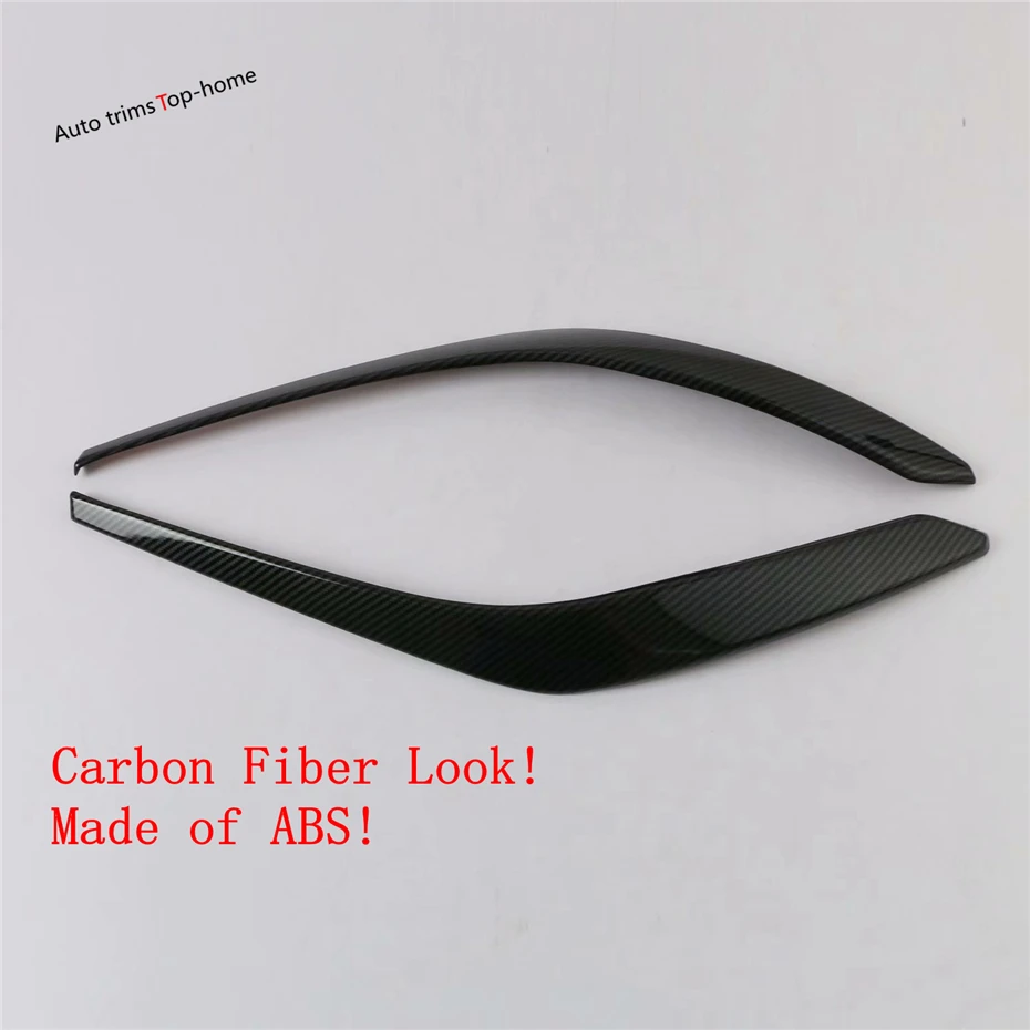 Carbon Fiber Look Yimaautotrims внутренняя передняя дверь подлокотник панель накладка подходит для Toyota Corolla углеродное волокно ABS/внутренние молдинги - Название цвета: Carbon Fiber Look