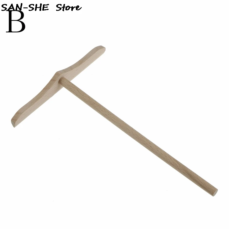 basic baking tools 1/3pcs Pancake Cooking Utensils Wooden Crepe Spreader And Spatula Tortilla Rake Batter Spreading Tools baking scraper Bakeware