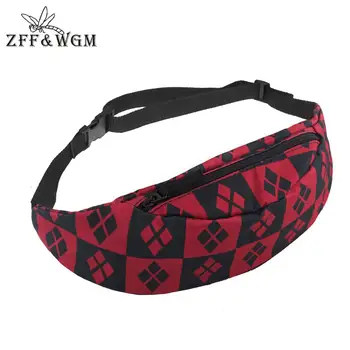 

ZFF&WGm 3D Print Woven Banbana Bag Casual Belly Bag For Mens1Zipper Banana Cluch Bag