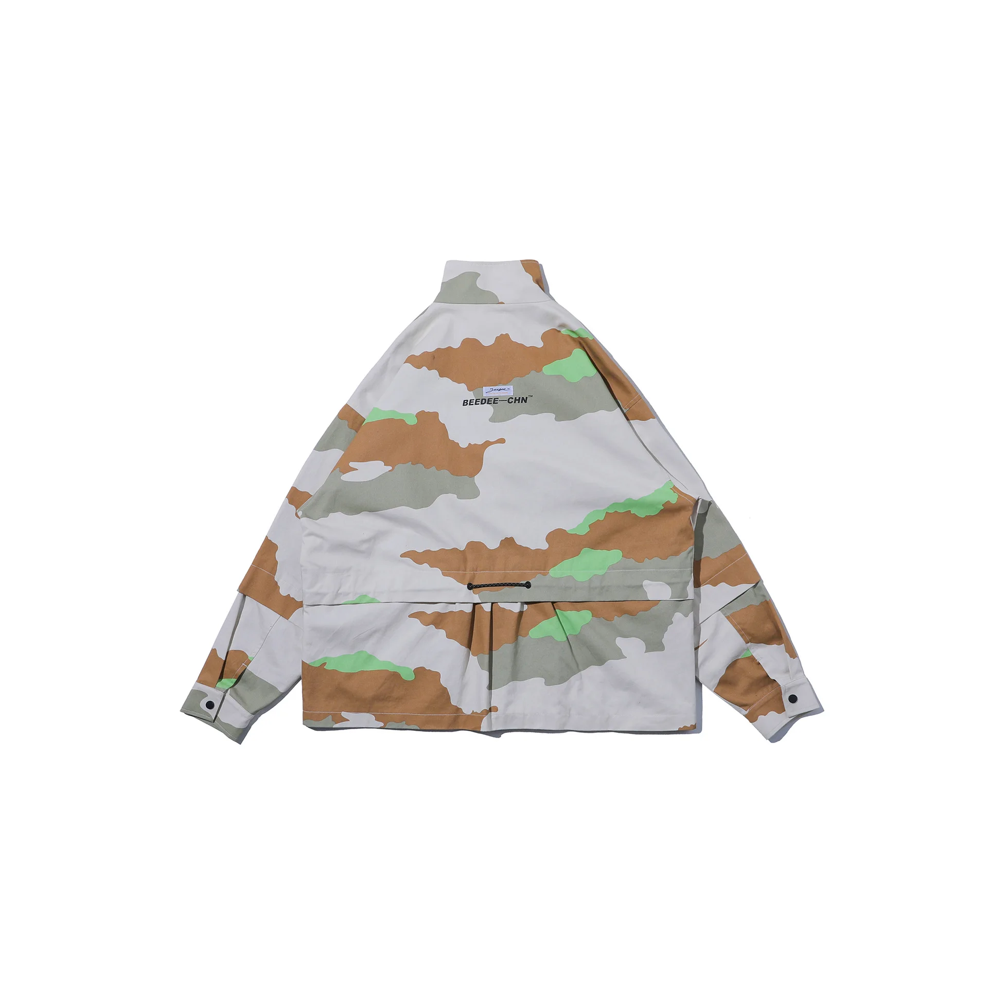 

City Where the Product Autumn New Style Stand Collar American-Style Camouflage Printed Coat Outdoor MEN'S Coat Men's Trend