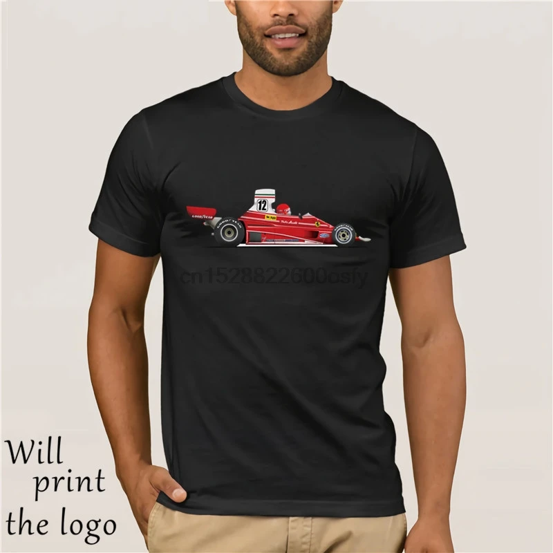Raceart - Niki Lauda 1975 312t Grand Prix Car T-Shirt Cool Casual pride t shirt men Unisex New Fashion tshirt Loose Size | Мужская